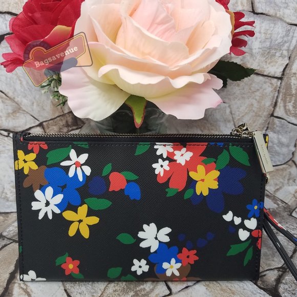 Sailing Medium Double Zip Wristlet Kate Spade - Picture 9 of 14